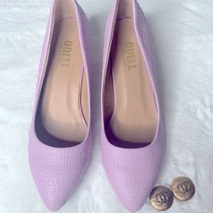Pastel Purple Odell New York 2 Inch Kitten Heels